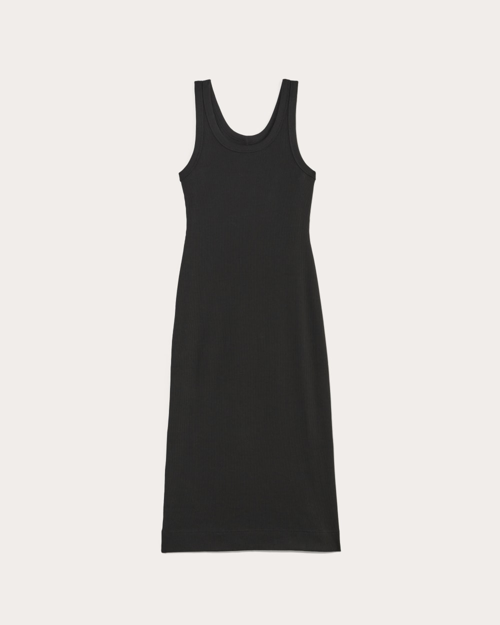 The ’90s Rib Dress | Black